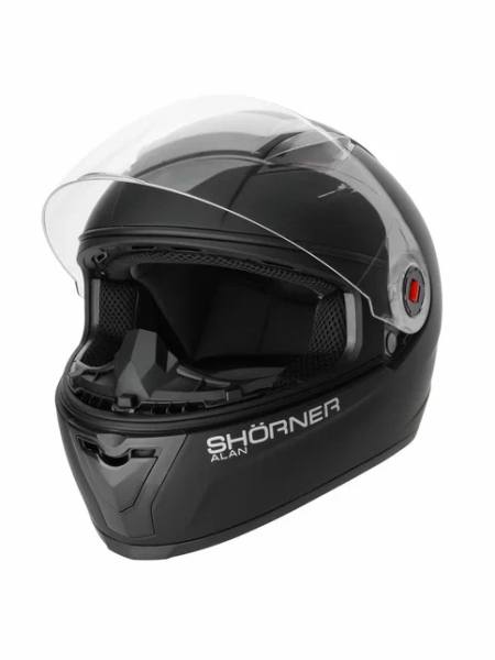 Шлем мото закрытый SHORNER FP907 черный матовый в Санкт-Петербурге