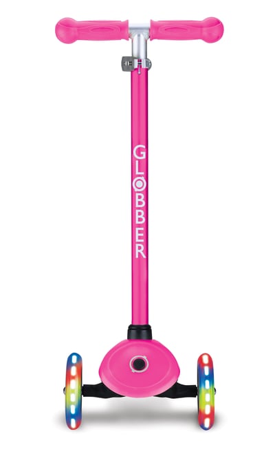 купить Самокат Globber Primo Lights розовый в Санкт-Петербурге Спб - фото 