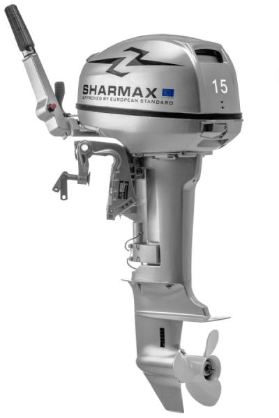 2х-тактный лодочный мотор SHARMAX SM15HS оформим как 9.9 в Южно-Сахалинске
