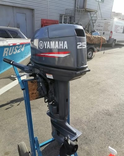 купить 2х-тактный лодочный мотор YAMAHA 25BMHS Б/У в Волгодонске - фото 