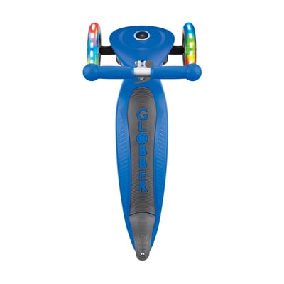 купить Самокат Globber Junior Foldable Lights, синий синий в Санкт-Петербурге Спб - фото 