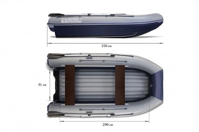 купить Лодка ПВХ ФЛАГМАН DK 350 JET в Волгодонске - фото 