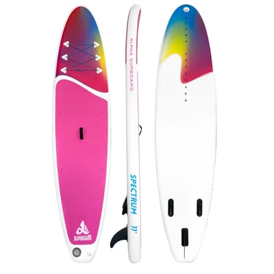 Надувная доска для SUP-бординга ALPHA SUPBOARD SPECTRUM 11 COMFORT WHITE в Челябинске