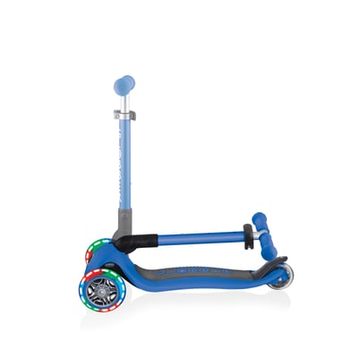 купить Самокат Globber Junior Foldable Lights, синий синий в Санкт-Петербурге Спб - фото 