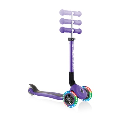 купить Самокат Globber Junior Foldable Lights фиолетовый в Санкт-Петербурге Спб - фото 