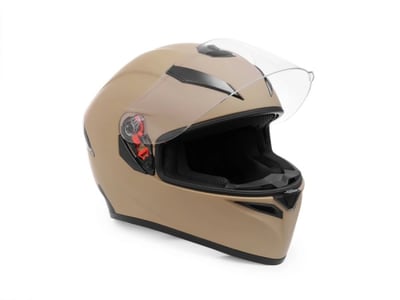 Шлем мото закрытый SHORNER Waves, коричневый размер M в Калуге