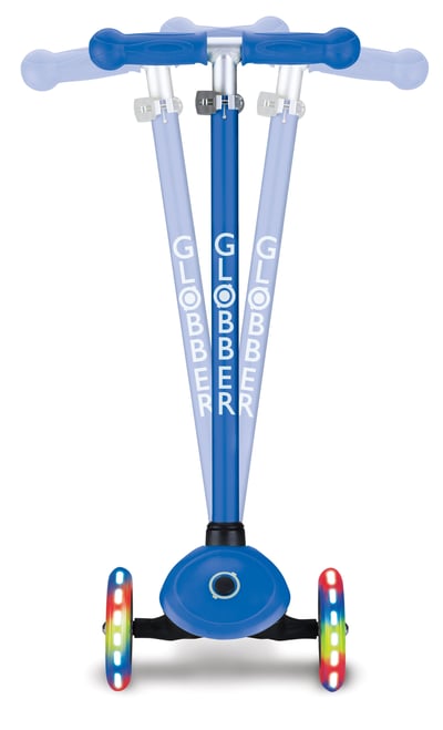 купить Самокат Globber Primo Lights синий в Санкт-Петербурге Спб - фото 
