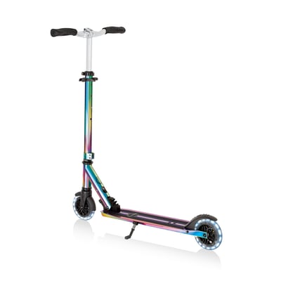 купить Самокат Globber Flow Element Lights Neochrome разноцветный в Санкт-Петербурге Спб - фото 