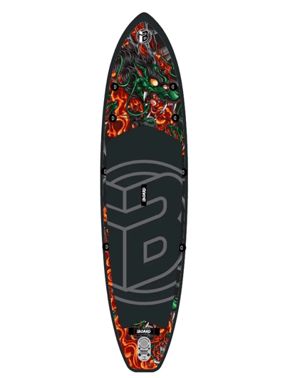 купить Надувная доска для SUP-бординга IBOARD 11' Dragon 2023 в Москве - фото 