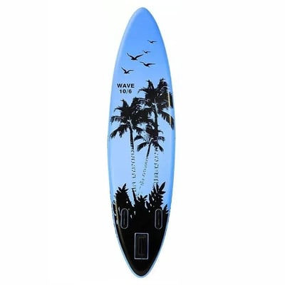 купить Надувная доска для SUP-бординга COOYES Wave 10.6 Dark Blue в Москве - фото 