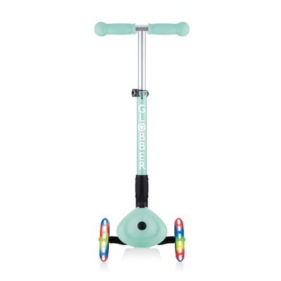 купить Самокат Globber Junior Foldable Fantasy Lights светло-зеленый в Санкт-Петербурге Спб - фото 