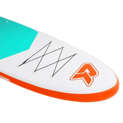 купить Надувная доска для SUP-бординга CK-11 WHITE/ORANGE в Москве - фото 