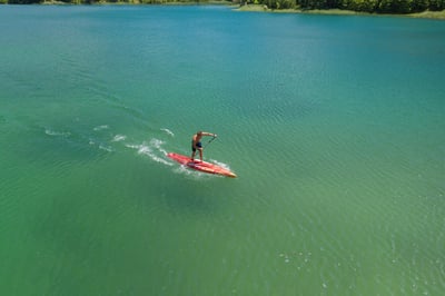 купить Надувная доска для SUP-бординга AQUA MARINA RACE 14’0’’ в Вологде - фото 