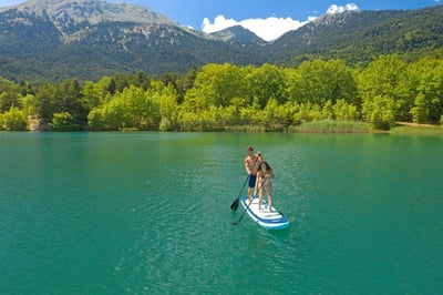 купить Надувная доска для SUP-бординга AQUA MARINA SUPER TRIP 12.2 в Москве и России - фото 