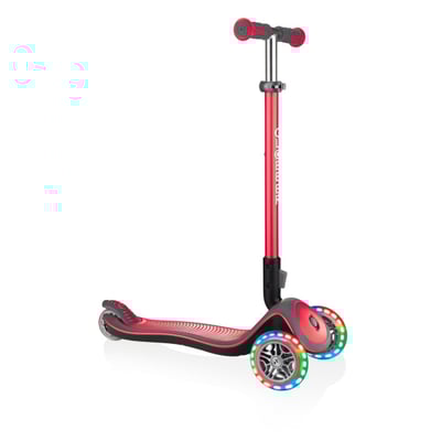 Самокат Globber Elite Deluxe Lights красный Сочи