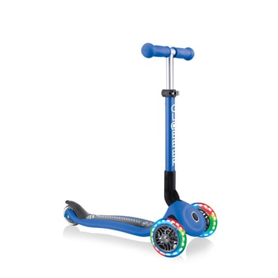 Самокат Globber Junior Foldable Fantasy Lights синий в Санкт-Петербурге