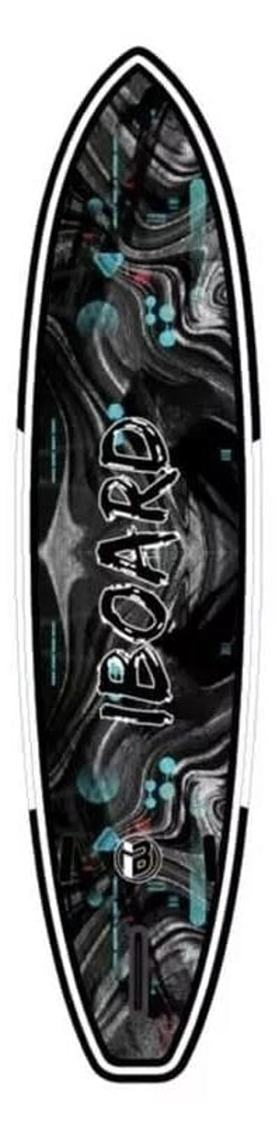 купить Надувная доска для SUP-бординга IBOARD 11' Black Waves в Москве - фото 