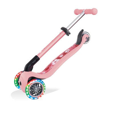 купить Самокат Globber Junior Foldable Fantasy Lights светло-розовый в Санкт-Петербурге Спб - фото 