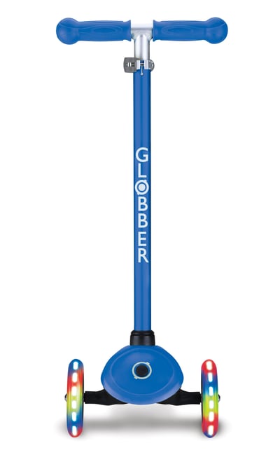 купить Самокат Globber Primo Lights синий в Санкт-Петербурге Спб - фото 
