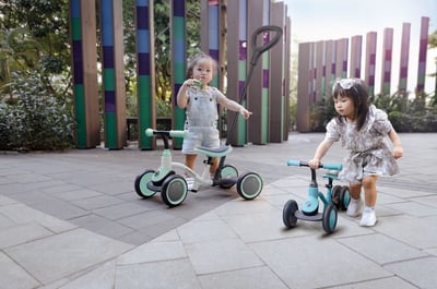 купить Беговел-каталка Globber Learning Bike 3 в 1 White-Mint в Москве и России - фото 