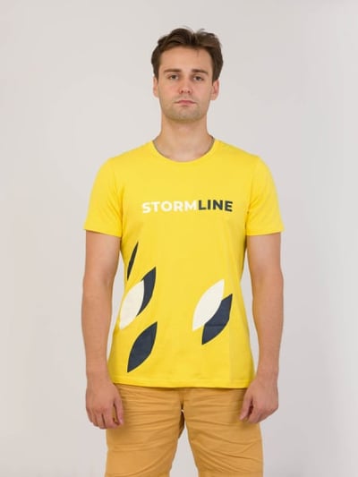 Футболка Stormline Premium желтая в Набережных Челнах