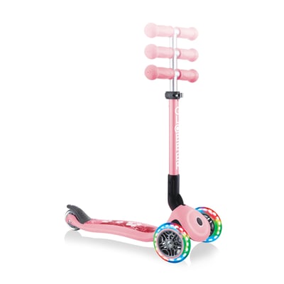 купить Самокат Globber Junior Foldable Fantasy Lights светло-розовый в Санкт-Петербурге Спб - фото 