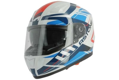 Шлем GT900 STREET BLANC/BLEU/ROUGE в Тюмени