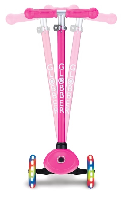 купить Самокат Globber Primo Lights розовый в Санкт-Петербурге Спб - фото 