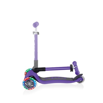 купить Самокат Globber Junior Foldable Lights фиолетовый в Санкт-Петербурге Спб - фото 