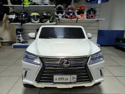 ДЕТСКИЙ ЭЛЕКТРОМОБИЛЬ LEXUS LX 570 ULTRA NEW Белый в Москве