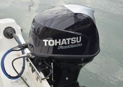 4х-тактный лодочный мотор TOHATSU MFS40 AETL Б/У в Москве