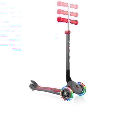 купить Самокат Globber Primo Foldable Lights черный в Санкт-Петербурге Спб - фото 