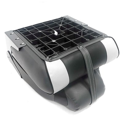 купить Кресло складное мягкое Premium Designer High Back Seat (серый/чёрный) в Вологде - фото 