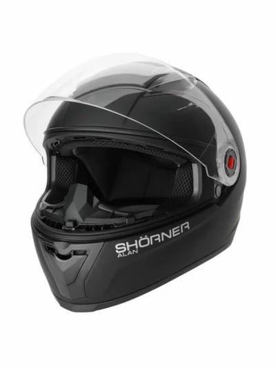 Шлем мото закрытый SHORNER FP907 черный матовый в Кемерове