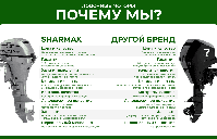 купить 2х-тактный лодочный мотор SHARMAX SM3.5HS (2024) в Симферополе - фото 