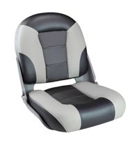купить Кресло SKIPPER PREMIUM с высокой спинкой (черный/серый/темно-серый) в Новокуйбышевске - фото 