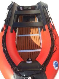 купить Лодка ПВХ STORMLINE Flexiteek 310 (черно-зеленая/красно-черная) в Твери - фото 