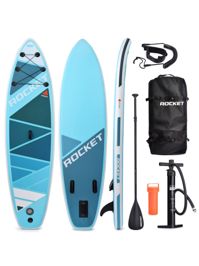 купить Надувная доска для SUP-бординга ROCKET Blue White 10.6 в Бахчисарае - фото 