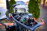 купить 2х-тактный лодочный мотор YAMAHA E8DMHS Б/У в Москве - фото 