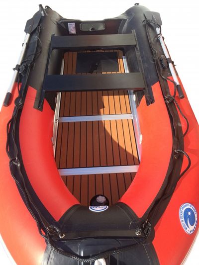 купить Лодка ПВХ STORMLINE Flexiteek 340 (черно-зеленая/красно-черная) в Избербаше - фото 