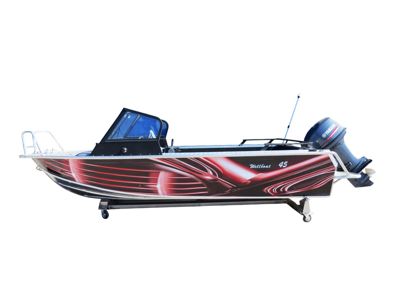 Катер-лодка алюминиевая WELLBOAT 45i Сочи