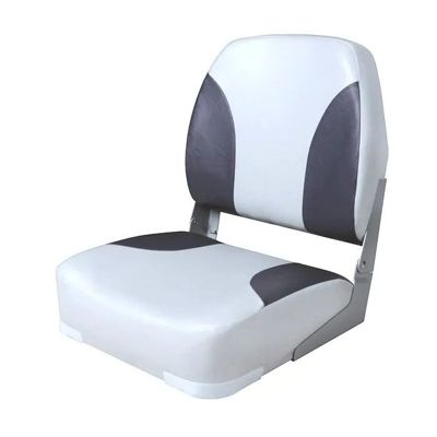 купить Кресло складное мягкое Classic Low Back Seat (серый/чёрный) в Подольске - фото 