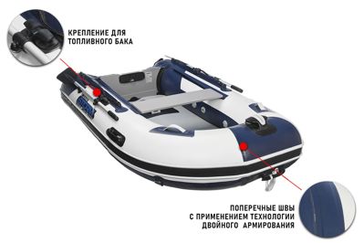 купить Лодка ПВХ STORMLINE Airdeck Standard 380 (2022) в Апатитах - фото 