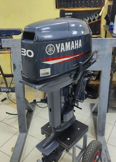 купить 2х-тактный лодочный мотор YAMAHA 30HMHS Б/У в Москве - фото 