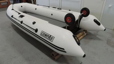 купить Лодка ПВХ COMPAS 380S + 2х-тактный лодочный мотор HDX T 30 FWS в Сергиевом Посаде - фото 