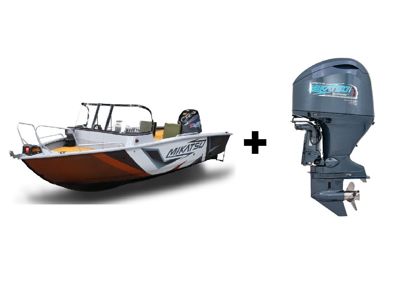 купить Комплект Алюминиевая лодка (катер) Mikatsu (Микатсу) 570 (Z43) Sport + мотор Mikatsu MF115FEL-T EFI в Шахты - фото 