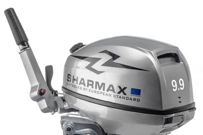 купить Лодка ПВХ АНДРОМЕДА 375 киль + 2х-тактный лодочный мотор SHARMAX SM9.9HS в Туле - фото 