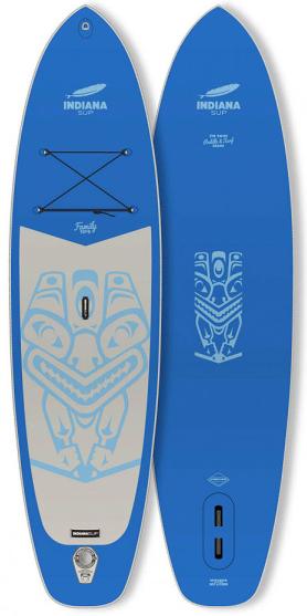Надувная доска для sup-бординга INDIANA Family Pack BLUE 10'6 в Москве