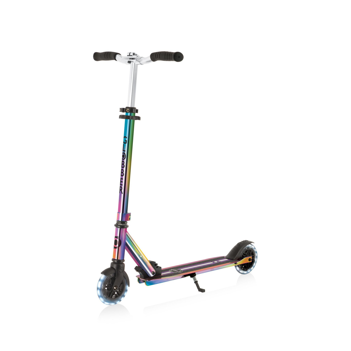 купить Самокат Globber Flow Element Lights Neochrome разноцветный в Санкт-Петербурге Спб - фото 