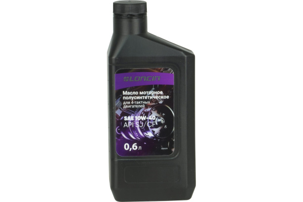 Масло моторное полусинтетическое 4T SAE 10W-40 API SJ/CF 0.6 л Loncin в Москве
